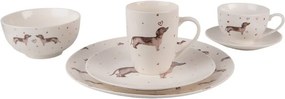 Porcelánový hrnček s jazvečíkom Dachshund Love - 12 * 8 * 10 cm / 300 ml