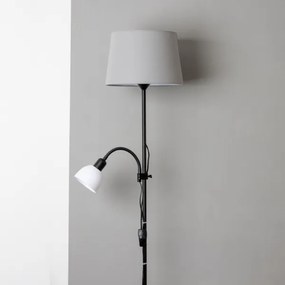 BRILAGI - Stojacia lampa CERIA 1xE27/100W/230V + 1xE14/25W čierna/šedá