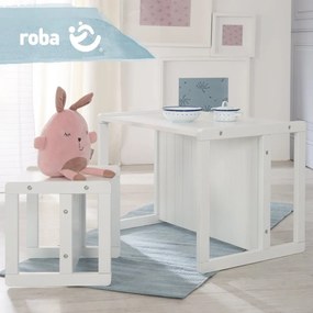 Biela detská lavica Country Style – Roba