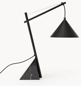 Veľká stolová lampa's mramorovým podstavcom Reyna