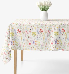 Goldea hranatý obrus valencia - rozkvetlá lúka 140 x 220 cm