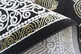Berfin Dywany, Kusový koberec Elite 3935 Black Gold, 120x180, čierna, kancelária
