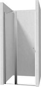 Deante Kerria Plus, 1-krídlové sprchové dvere 100x200 cm, 6mm číre sklo, chrómový profil, DEA-KTSU042P