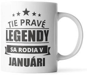 Sablio Hrnek Ty pravé legendy se rodí v lednu - 890 ml - XXL