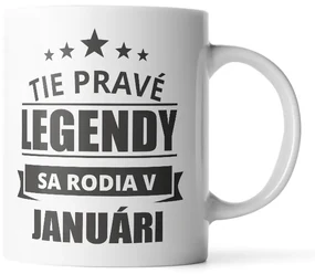 Sablio Hrnek Ty pravé legendy se rodí v lednu - 890 ml - XXL
