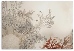Gario Obraz na plátne Podmorské rastliny a ryby Rozmery: 120 x 80 cm