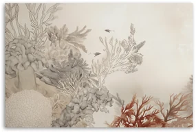 Gario Obraz na plátne Podmorské rastliny a ryby Rozmery: 120 x 80 cm