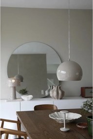 Sivobéžové závesné svietidlo s kovovým tienidlom ø 28 cm Pop – Markslöjd