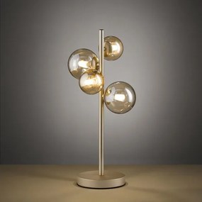 Wofi 8014.04.14.9000 - LED Stolná lampa 4xG9/3W/230V zlatá