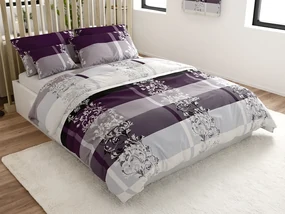 Obliečky z mikrovlákna LUXURY fialové Rozmer obliečky: 70 x 90 cm | 140 x 200 cm