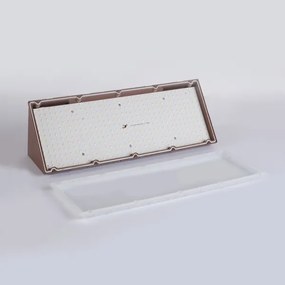 Brilagi - LED Vonkajšie nástenné svietidlo so senzorom TRIANGLE LED/42W/230V hnedé IP65