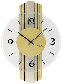 Moderné nástenné hodiny AMS 9679