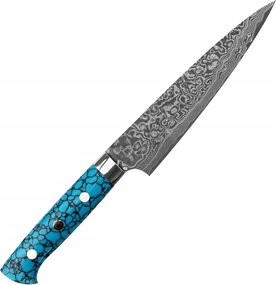 Takeshi Saji Btq R-2 Black Ručne kovaný japonský ostrý nôž univerzálny 15 cm