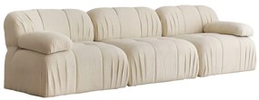 Nadčasová trojmiestna pohovka Uniqsofa - biela