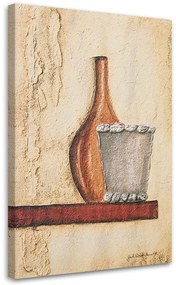 Obraz na plátně Zátiší Brown - 40x60 cm