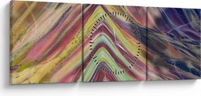 Obraz - Panoráma (s hodinami) (90x30 cm)