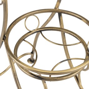 STOJAN NA KVETINÁČ QUINCY 90,5X40 CM ZLATÁ