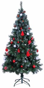 InternetovaZahrada Umelý vianočný stromček 180 cm so snehom