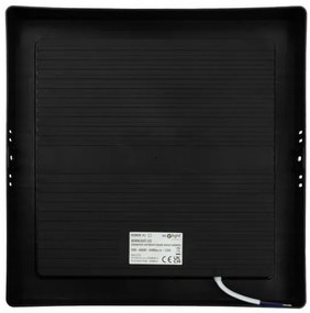 ECOLIGHT LED prisadené štvorcové stropné svietidlo 24W - 2640lm - 4000K - čierne
