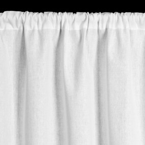KRÁTKA ZÁCLONA NA PÁSKE ISAAC 150X60 CM BIELA