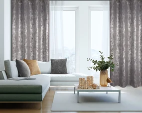 ZATEMŇOVACÍ ZÁVES NA KRÚŽKOCH ELISE 140X250 CM SIVÁ