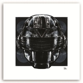 Gario Obraz na plátne Čierna hlava robota - Rubiant Rozmery: 30 x 30 cm