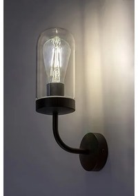 Rabalux 3310 - Kúpeľňové nástenné svietidlo YAGO 1xE27/60W/230V IP44 čierna