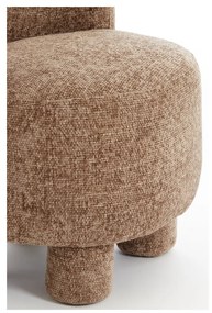 Tmavohnedé kreslo Kamova – Light &amp; Living