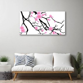 Obraz na plátne Stonky kvety umenie 140x70 cm
