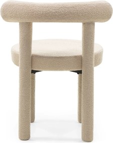 Jídelní židle PEDRO bouclé béžová