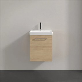 VILLEROY &amp; BOCH Avento závesná skrinka pod umývadlo, 1 dvierka, pánty vpravo, 430 x 352 x 514 mm, Nordic Oak, A88701VJ
