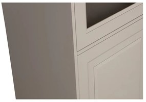 Sivá vitrína z borovicového dreva 105x215 cm Chow – vtwonen