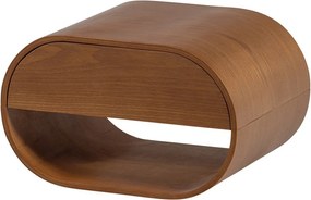 Poschodová polica v prírodnej farbe 39 cm Momo – WOOOD