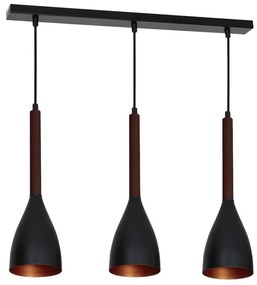 Luster na lanku MUZA 3xE27/60W/230V