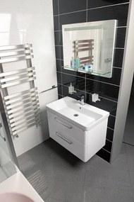 Sapho Sapho, Kúpeľňový set THEIA 120, dvojumývadlo, biela, KSET-011