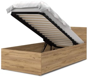 GL Jednolôžková posteľ Dolly s úložným priestorom - dub craft Rozmer: 200x90