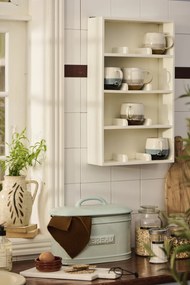 Ib Laursen Keramický chlebník Oval Light Blue