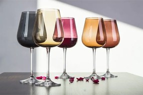 BOHEMIA ARDEA SMOKEY POHÁR NA ČERVENÉ VÍNO 540 ML SADA 6KS