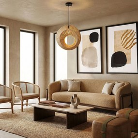 Toolight Toolight, stropné svietidlo 1xE27, APP1788-1CP, hnedá-čierna, OSW-04059