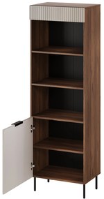 Cama Vysoký regál Almera 3 - béžová / orech