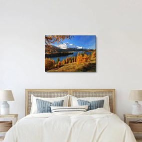 Obraz - Jeseň v Alpách (70x50 cm)