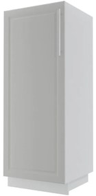 Kuchynská skrinka Emporium D5D/60/154 light grey stone/biela