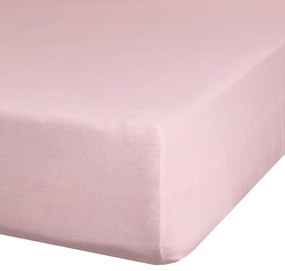 JERSEY PRESTIERADLO 200X220 CM, VÝŠKA 30 CM PÚDROVO RUŽOVÉ