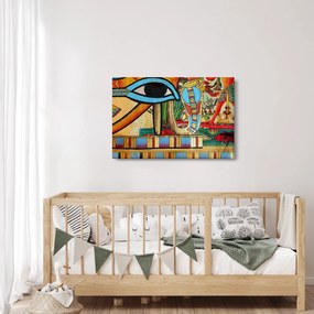 Obraz s egyptskými motívmi (90x60 cm)