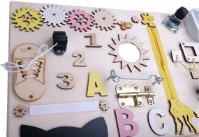 Interaktívna detská tabuľa - 50x37,5 cm - prírodná