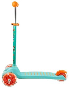 Kolobežka s LED kolieskami (tyrkysová)  (100389551)