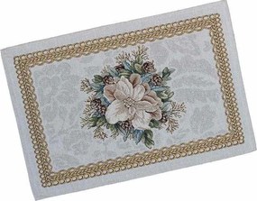Gobelínový obrus Zlaté Vianoce 33 × 45 cm