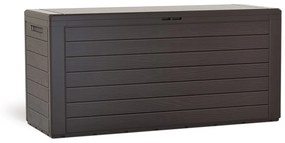 Záhradný box, 280 l, tmavo hnedá
