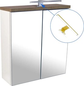 Comodo Zrkadlová skrinka Orion W 60 ZS LED-G s osvetlením Any LED 30 G, zlatá