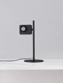 LED stmievateľná bielo-čierna stolná lampa Kedros